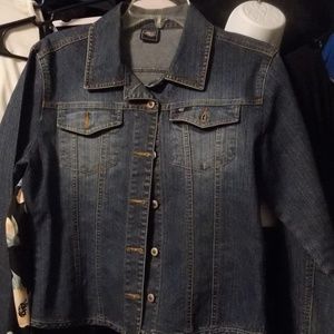 heavy denim shirt /(jacket)